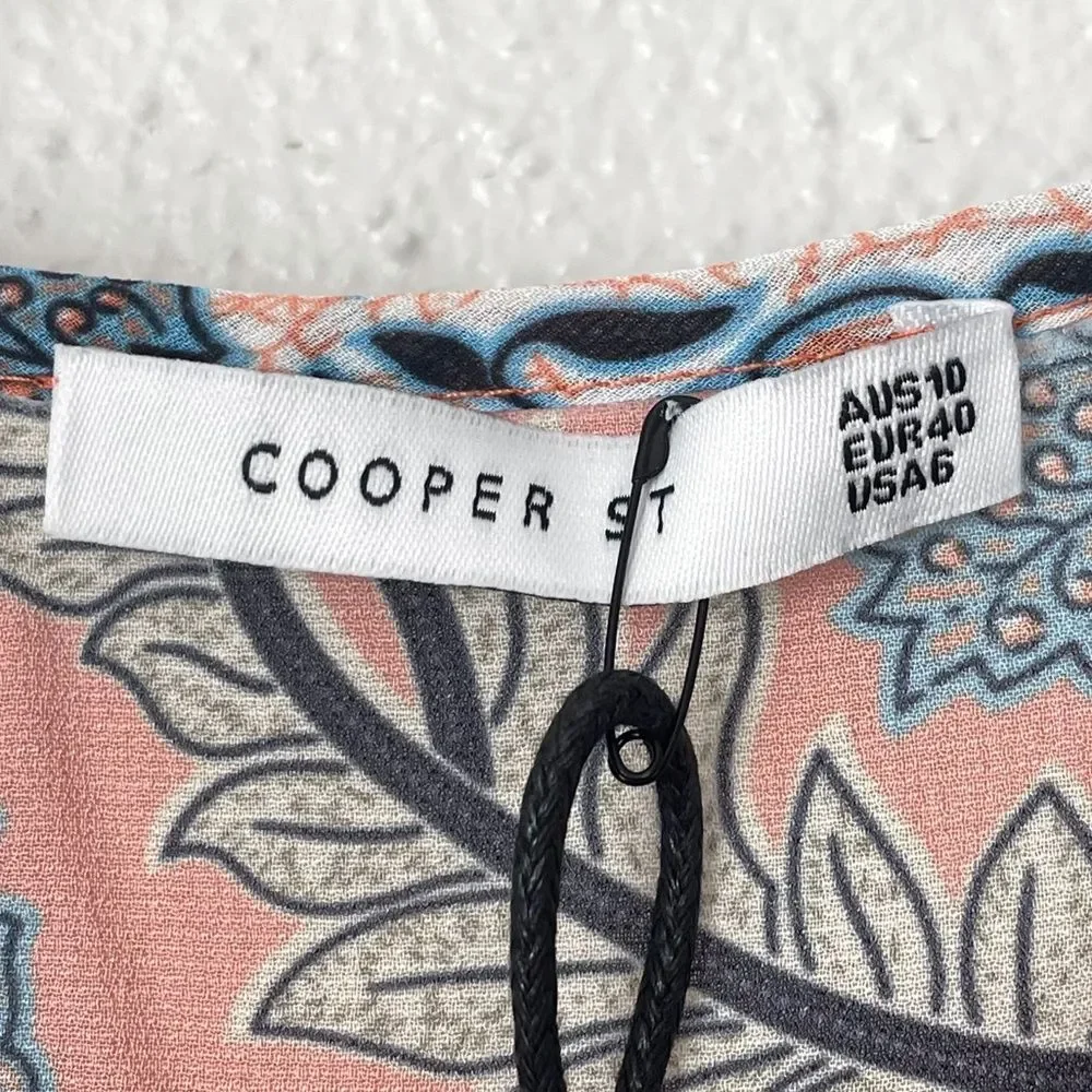 Cooper St Viva Sheer Floral Paisley Print Top - Picture 5 of 9